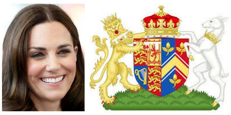 The Coat of Arms of the Duchess of Cambridge