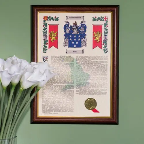 HERITAGE COAT OF ARMS WALES & YOUR SURNAME HISTORY PRINT 10" x 8" & FREE GIFT 