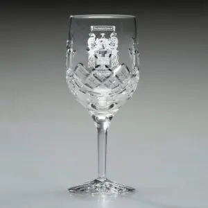 Family Crest Whiskey Glasses  Coat of Arms Whiskey Glasses– Crystal Imagery