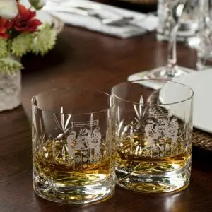 engraved whisky glasses