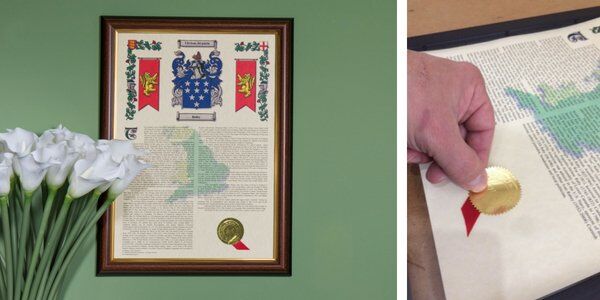 Your chance to win a surname history scroll