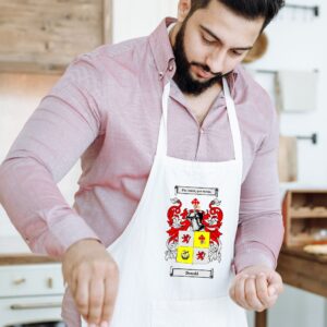 Apron with coat of arms