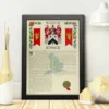 family crest print