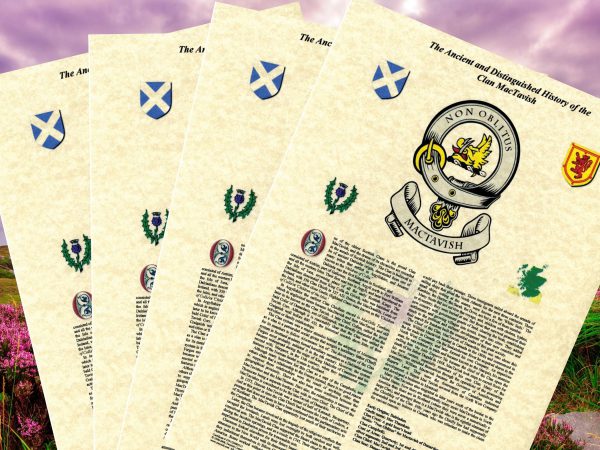 Scottish Clan History Print