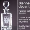 Coat of Arms / Family Crest Personalised Decanter, special occasion gift