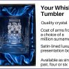 Whisky Tumbler with Coat of Arms / Family Crest