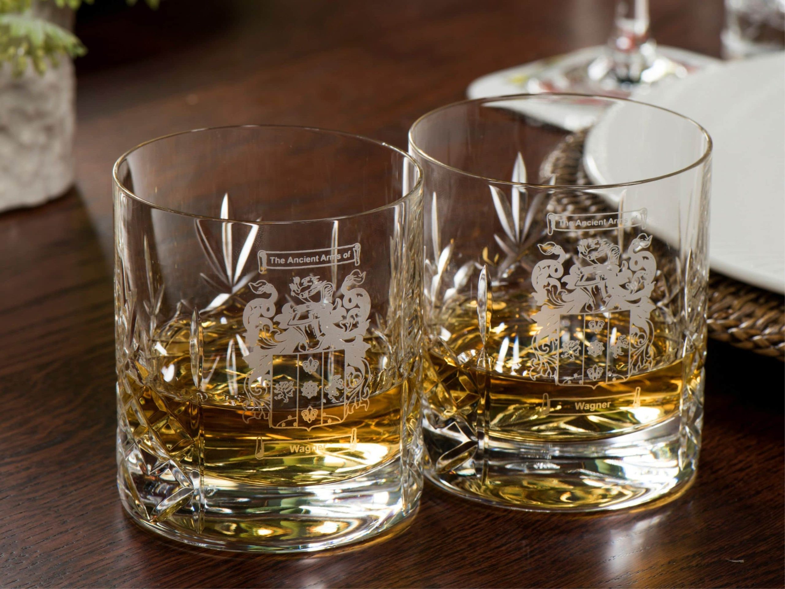 Blenheim Whisky Tumbler with Coat of Arms