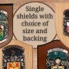 Coat of Arms / Family Crest Personalised Shield - Hardwood, Bespoke Gift