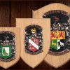 Coat of Arms / Family Crest Personalised Shield - Hardwood, Bespoke Gift