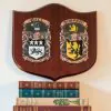 Double Oak Style Coat of Arms / Family Crest Shield, Bespoke Personalised Gift