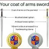 Coat of Arms / Family Crest Sword, Personalised Gift, heirloom occasion gift