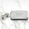 Cufflinks with Family Crest / Coat of Arms, personalised gift