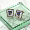 Cufflinks with Family Crest / Coat of Arms, personalised gift