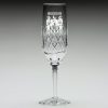 Champagne / Prosecco Crystal Flutes with Coat of Arms