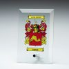 Personalised Glass Display with Coat of Arms