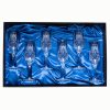 Champagne / Prosecco Crystal Flutes with Coat of Arms