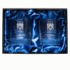 Whisky Tumbler with Wave Design and Coat of Arms / Family Crest