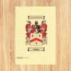 Coat of Arms / Family Crest, Unframed - A4 Size Print - Unique Personalised Gift - FREE UK delivery