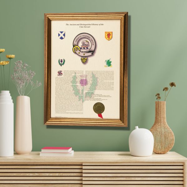 Scottish Clan History Print