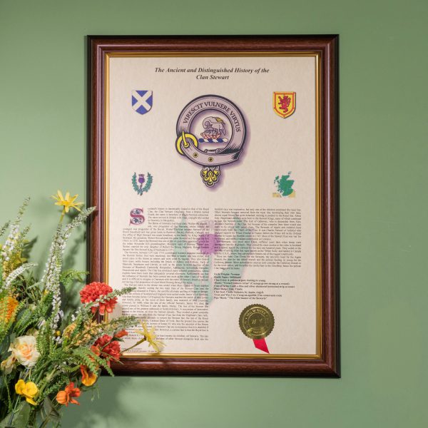 Scottish Clan History Print