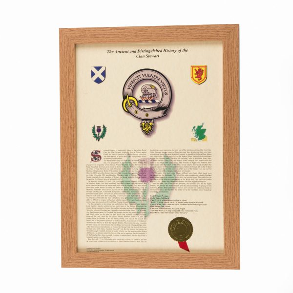 Scottish Clan History Print
