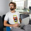 T-Shirt with large Family Crest / Coat of Arms