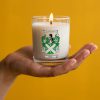 Scented Candle, Personalised with Family Crest / Coat of Arms