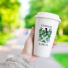 White Thermal Mug with Coat of Arms / Family Crest