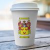 White Thermal Mug with Coat of Arms / Family Crest