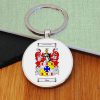 Key Ring, Mug, Bottle Stopper, Glass Tile and Coaster Set with Coat of Arms