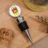 Wine Bottle Stopper with Full Colour Coat of Arms / Family Crest