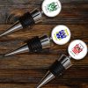 Wine Bottle Stopper with Full Colour Coat of Arms / Family Crest