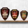 Personalised Printed Shields with Coats of Arms
