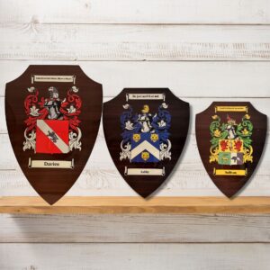 Personalised Printed Shields with Coats of Arms