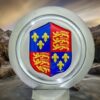 Wooden Display Stand for Coat of Arms Sword - Image 4
