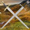 Wooden Display Stand for Coat of Arms Sword - Image 3
