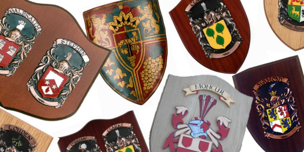 David has forty years' experience creating coat of arms shields.