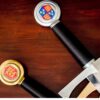 Wooden Display Stand for Coat of Arms Sword - Image 2