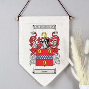 Coat of arms wall art banner