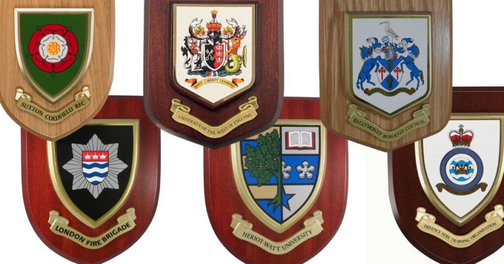 printed shields for clubs